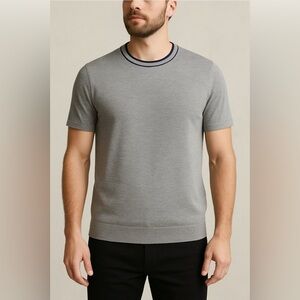 Ted Baker London Gray Short Sleeve Crewneck Sweater – Size 6 (XL)